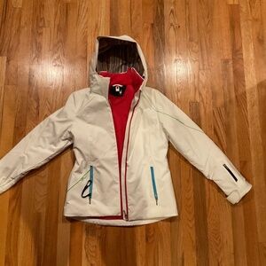 Spider white Ski Jacket